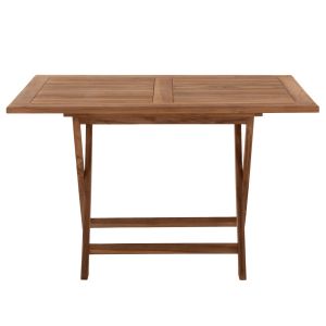 Folding garden table Kendall Hm9542 made of solid teak wood 120x80x75hcm