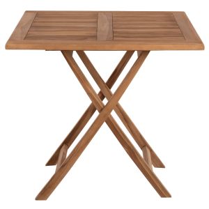 Folding garden table Kendall Hm9544 made of solid teak wood 80x80x75hcm