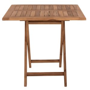 Folding garden table Kendall Hm9544 made of solid teak wood 80x80x75hcm