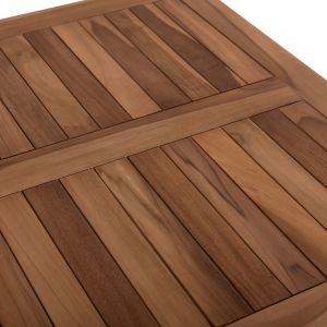 Folding garden table Kendall Hm9544 made of solid teak wood 80x80x75hcm
