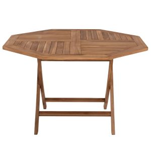 Folding garden dining table Kendall Hm9545 made of solid teak wood 120x120x75hcm