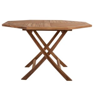 Folding garden dining table Kendall Hm9545 made of solid teak wood 120x120x75hcm