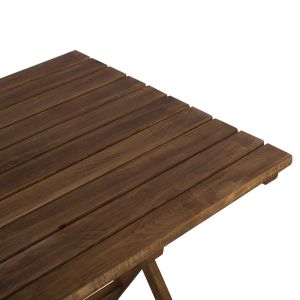 Folding table Limnos 70x70x75cm impregnated Hm5648,01