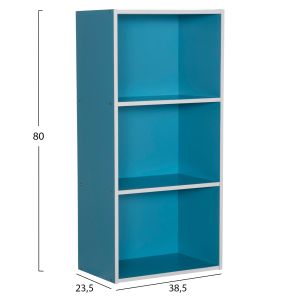 Секция Cubicon Hm9941.05 меламин в синьо-бяло 38,5x23,5x80hcm.