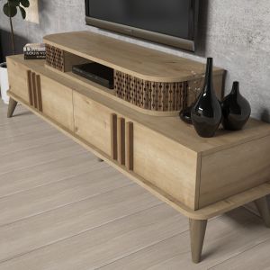 2-piece living room set Hm11848.01 natural oak color