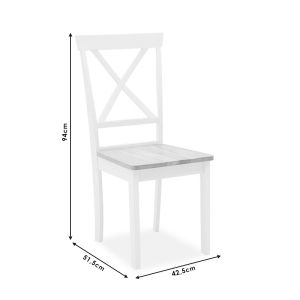 Hug extendable dining table set with 4 chairs