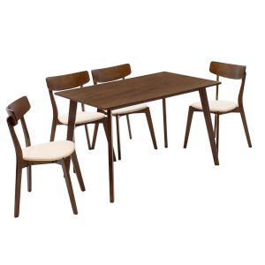 Benson - Toto dining table set with 4 chairs