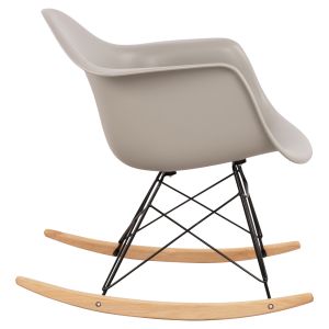 Gray rocking chair Mirto Art 61x71x64cm Hm0035,20