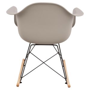 Gray rocking chair Mirto Art 61x71x64cm Hm0035,20