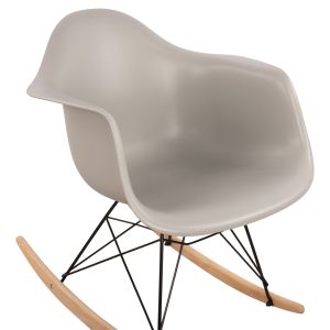 Gray rocking chair Mirto Art 61x71x64cm Hm0035,20