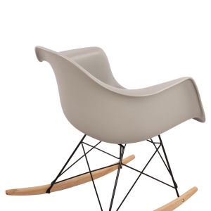Gray rocking chair Mirto Art 61x71x64cm Hm0035,20