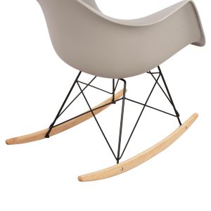 Gray rocking chair Mirto Art 61x71x64cm Hm0035,20