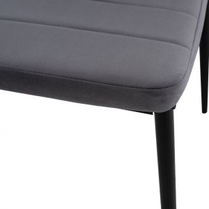 Gray plush chair Hm0037,31