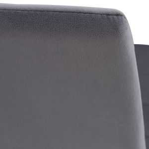 Gray plush chair Hm0037,31
