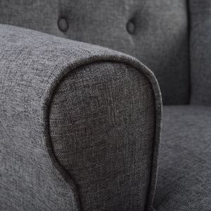 Gray armchair Brandon textile Hm3073,10