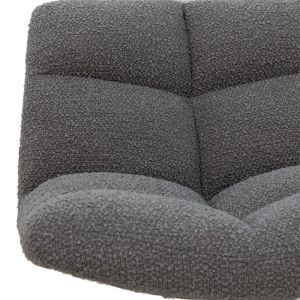 Сиво текстилно кресло Emerson 72x77x82cm