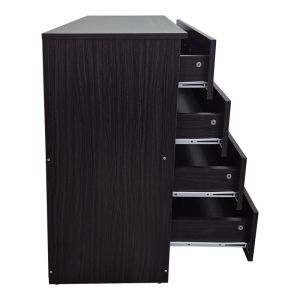 Athos chest of drawers in wenge color 80x40x79cm