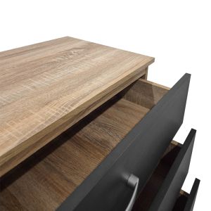 Athos chest of drawers in sonoma-anthracite color 80x40x79cm