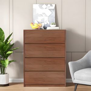 Chest of drawers Kuanger Mdf in walnut color 80x40x80cm