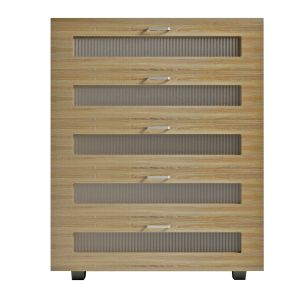 Скрин Thorgan, меламин, сонома, 5 чекмеджета 80χ40χ100hcm Hm9881,01