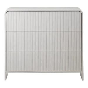 Chest of drawers Zeplen Mdf in white 80x40x75cm