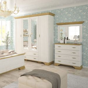 Chest of drawers with 4 drawers Jaden 93.5x39x88.5cm