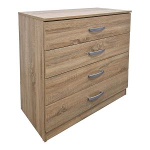Спален комплект Athos Sonoma с легло 140x200 см, 4 части