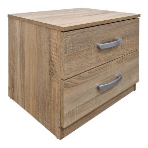 Спален комплект Athos Sonoma с легло 90x190 см, комплект от 3 части