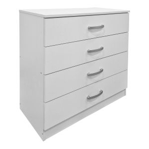Спален комплект Athos White с легло 140x200 см, 4 части