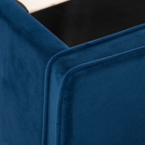Bedroom Allie Hm584,18, 160x200cm with chest blue suede