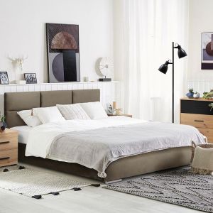 Bedroom Berlin Beige Fabric Color 175x214x115cm