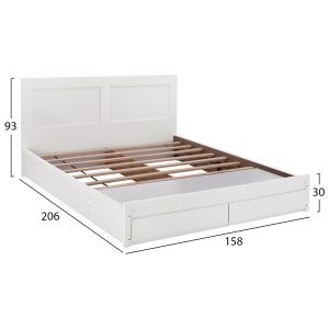 Bedroom Capri Hm312.05 with 2 drawers 150x200cm