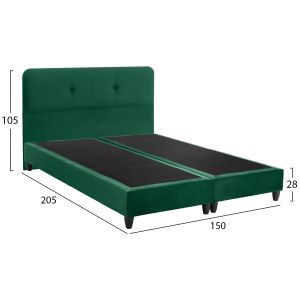 Bedroom Hm637.13 Dolores green velvet Hm644.22