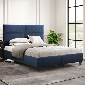 Bedroom Milo with blue fabric Hm616,08 160x200