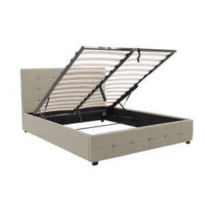 Roi bedroom with ivory chest for 160x200cm mattress