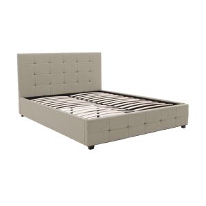Roi bedroom with ivory chest for 160x200cm mattress