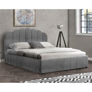 Bedroom Tatiana textile anthracite color with chest 160x200cm