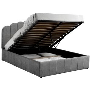 Bedroom Tatiana textile anthracite color with chest 160x200cm