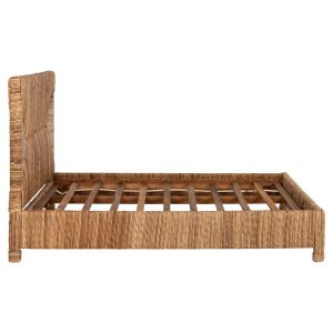 Thaw Hm672 bedroom with teak frame - banana leaf weave 180x200cm