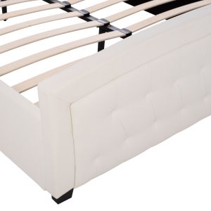 Bedroom double bed Odelia with Pu leather Hm550.11