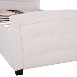 Bedroom double bed Odelia with Pu leather Hm550.11