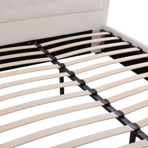 Bedroom double bed Odelia with Pu leather Hm550.11