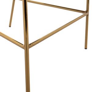 Medium high bar stool Kelso plush ash rose Hm8735,02 54x58x95cm