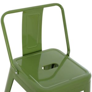Medium-high metal bar stool Melita Relix green Hm8574,13