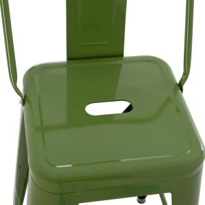 Medium-high metal bar stool Melita Relix green Hm8574,13