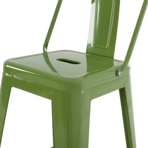 Medium-high metal bar stool Melita Relix green Hm8574,13