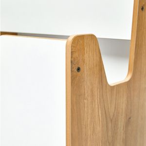 Crane shelf natural-white Mdf 57x34x55cm