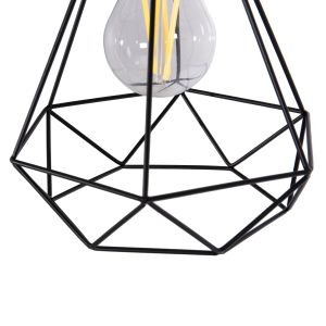 Wall lamp Milid Hm4468 metal in black 20x27x28cm.