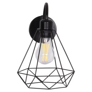 Wall lamp Milid Hm4468 metal in black 20x27x28cm.