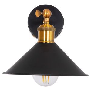 Wall lamp Reston2 Hm4464 metal base and cover-aluminum center for bulb 21x21x32hcm.